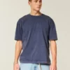 Kasseformet T-shirt i kraftig bomuld