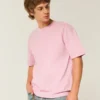 Kasseformet T-shirt i kraftig bomuld