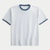 Kasseformet T-shirt i kraftig bomuld Kasseformet T-shirt i kraftig bomuld