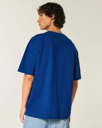 Kasseformet T-shirt i kraftig bomuld