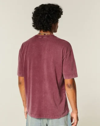 Kasseformet T-shirt i kraftig bomuld