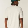 Kasseformet T-shirt i kraftig bomuld