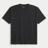 Kasseformet T-shirt i kraftig bomuld