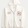 Kasseformet Texas A&M University-hoodie med lynlås og grafik Kasseformet Texas A&M University-hoodie med lynlås og grafik
