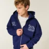 Kasseformet zip-up Penn State University Nittany Lions grafisk hættetrøje Kasseformet zip-up Penn State University Nittany Lions grafisk hættetrøje