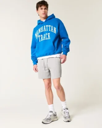 Køle-fleece-shorts til midt på låret