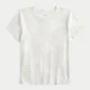 Kortærmet baby-T-shirt med hjorteprint
