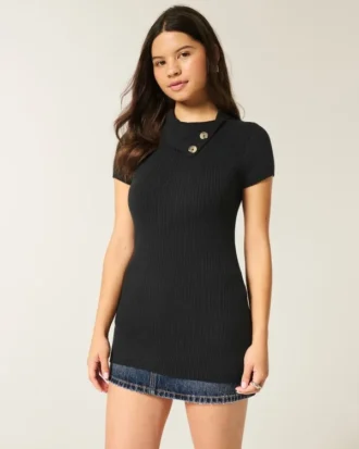 Kortærmet tunika-sweater