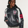 Kunstlæder Ohio State University Buckeyes grafisk jakke Kunstlæder Ohio State University Buckeyes grafisk jakke