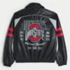 Kunstlæder Ohio State University Buckeyes grafisk jakke Kunstlæder Ohio State University Buckeyes grafisk jakke