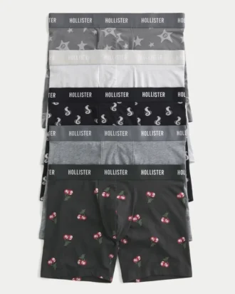 Længere boxershorts, 5-pak
