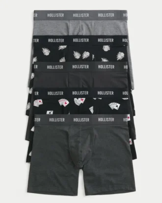 Lang boxershorts 5-pak