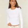 Langærmet baby-T-shirt