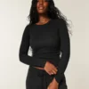 Langærmet baby-T-shirt