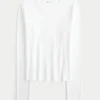 Langærmet baby-T-shirt