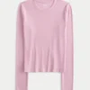 Langærmet baby-T-shirt
