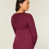Langærmet babydoll med firkantet halsudskæring Langærmet babydoll med firkantet halsudskæring
