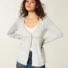 Langærmet Flyaway Babydoll Cardigan