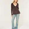 Langærmet Flyaway Babydoll Cardigan