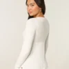 Langærmet Flyaway Babydoll Cardigan