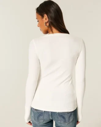 Langærmet Icon Henley