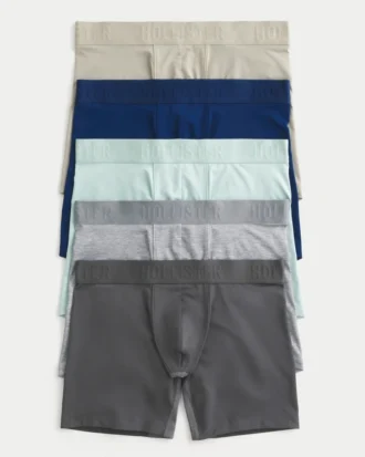 Langere, kølig boxershorts, 5-pak
