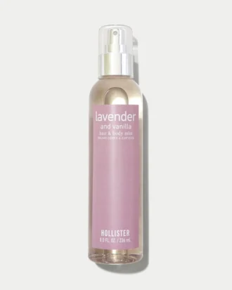 Lavendel og vanilje hår- og kropsspray
