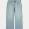 Lavtaljede baggy jeans i distressed look Lavtaljede baggy jeans i distressed look