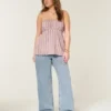 Lavtaljede baggy jeans i medium vask Lavtaljede baggy jeans i medium vask