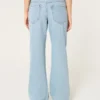 Lavtaljede baggy jeans i medium vask Lavtaljede baggy jeans i medium vask