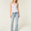 Lavtaljede bootcut-jeans