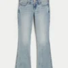 Lavtaljede bootcut-jeans
