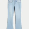 Lavtaljede bootcut-jeans med stjernebroderi Lavtaljede bootcut-jeans med stjernebroderi