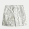 Lavtaljede camouflage-baggy-shorts