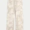 Lavtaljede camouflage-baggyjeans Lavtaljede camouflage-baggyjeans