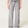 Lavtaljede grå baggy jeans Lavtaljede grå baggy jeans