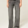 Lavtaljede grå baggy jeans Lavtaljede grå baggy jeans