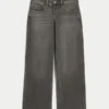 Lavtaljede grå baggy jeans Lavtaljede grå baggy jeans