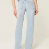 Lavtaljede, letvaskede, afslappede jeans med lige ben Lavtaljede, letvaskede, afslappede jeans med lige ben