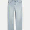 Lavtaljede, letvaskede, afslappede jeans med lige ben Lavtaljede, letvaskede, afslappede jeans med lige ben