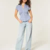 Lavtaljede, lysvaskede baggy jeans Lavtaljede, lysvaskede baggy jeans