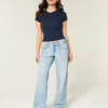 Lavtaljede, lysvaskede baggy jeans Lavtaljede, lysvaskede baggy jeans