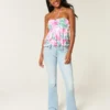 Lavtaljede, lysvaskede bootcut-jeans Lavtaljede, lysvaskede bootcut-jeans
