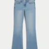 Lavtaljede, lysvaskede bootcut-jeans Lavtaljede, lysvaskede bootcut-jeans