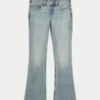 Lavtaljede, lysvaskede bootcut-jeans Lavtaljede, lysvaskede bootcut-jeans