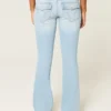 Lavtaljede, lysvaskede bootcut-jeans Lavtaljede, lysvaskede bootcut-jeans
