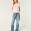 Lavtaljede, mediumvaskede, afslappede jeans med lige ben Lavtaljede, mediumvaskede, afslappede jeans med lige ben