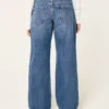 Lavtaljede, mørkvaskede baggy jeans Lavtaljede, mørkvaskede baggy jeans