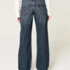 Lavtaljede, mørkvaskede baggy jeans Lavtaljede, mørkvaskede baggy jeans