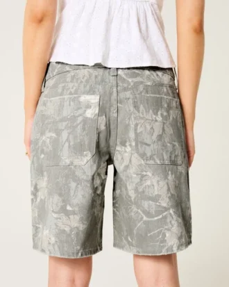 Lavtaljet camouflage baggy jort